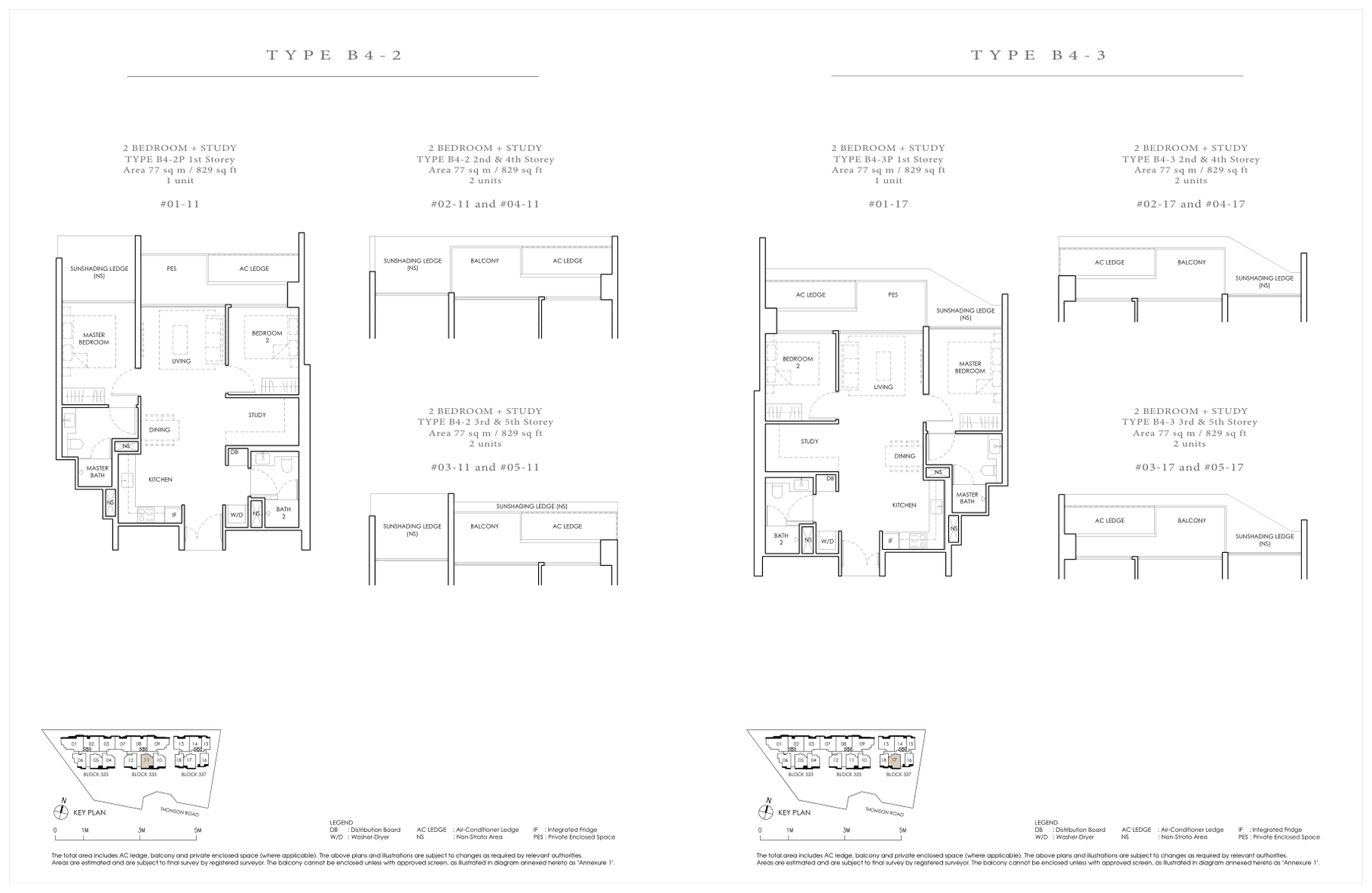 Types B4-2 and B4-3